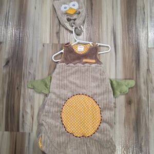 Adorable Owl Costume for Kids - Brown and Green